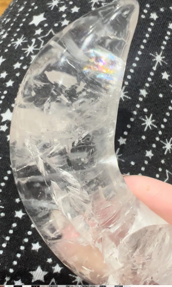 Clear Quartz Moon