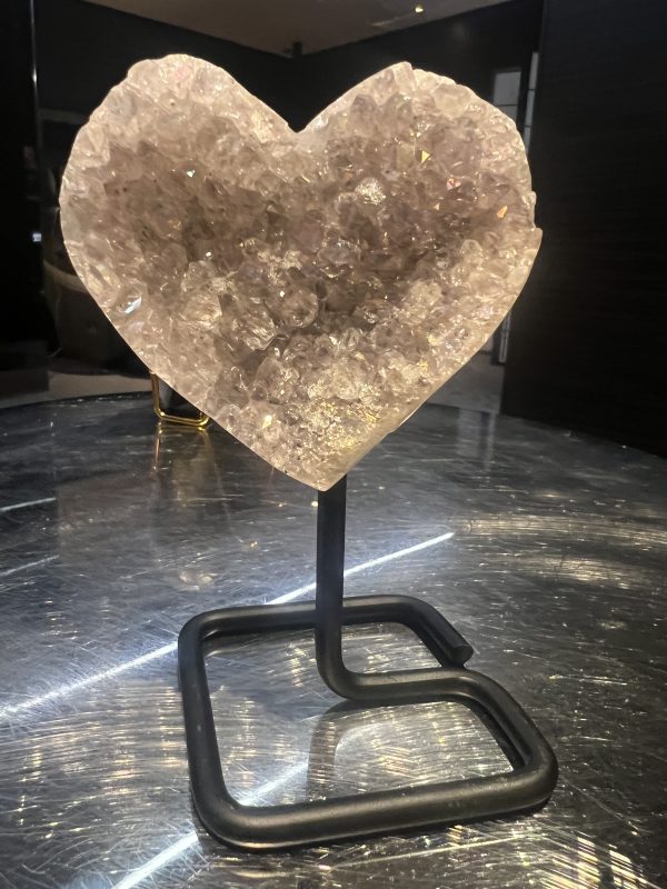 Angel Aura Quartz Heart (E)