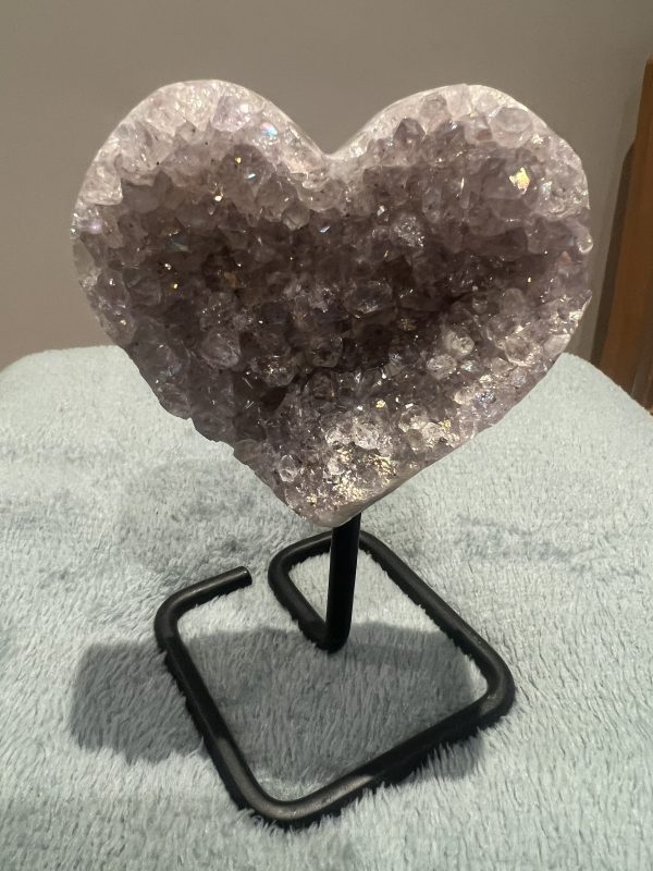 Angel Aura Quartz Heart (D)