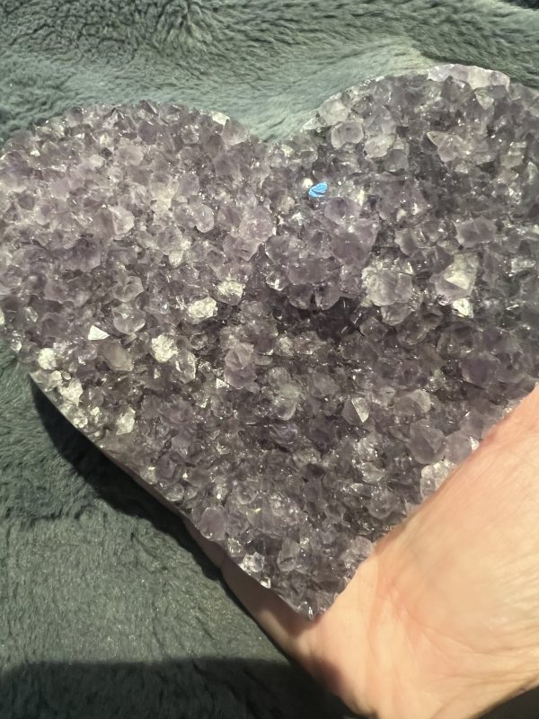 Amethyst Heart on Stand - Image 3