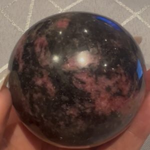 Rhododonite Sphere (440g) (65mm)