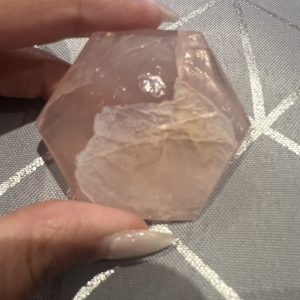 Rose quartz Hexagon